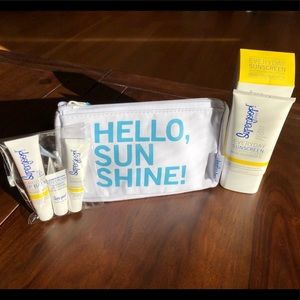 Brand New Supergoop! Sunscreen & Pouch